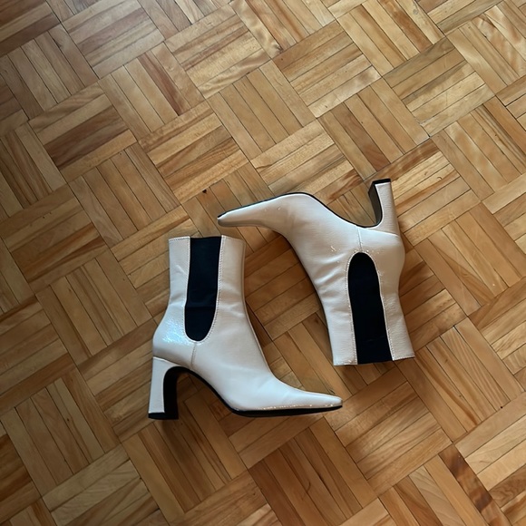 ZARA heeled ankle boots with side goring size 36 - Picture 4 of 11